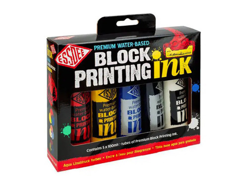 Set of Block Printing Inks - Essdee - 5 x 100 ml