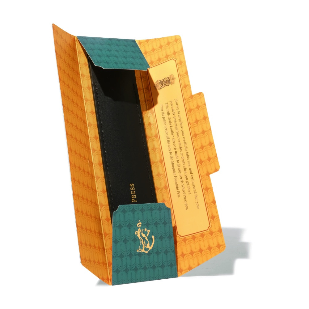 Etui skórzane na pióro - Ferris Wheel Press - Black