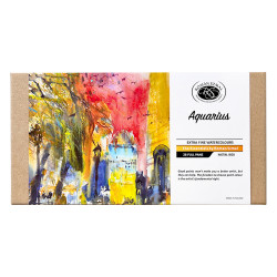 Set of Aquarius watercolor paints The Essentials - Roman Szmal - 28 colors