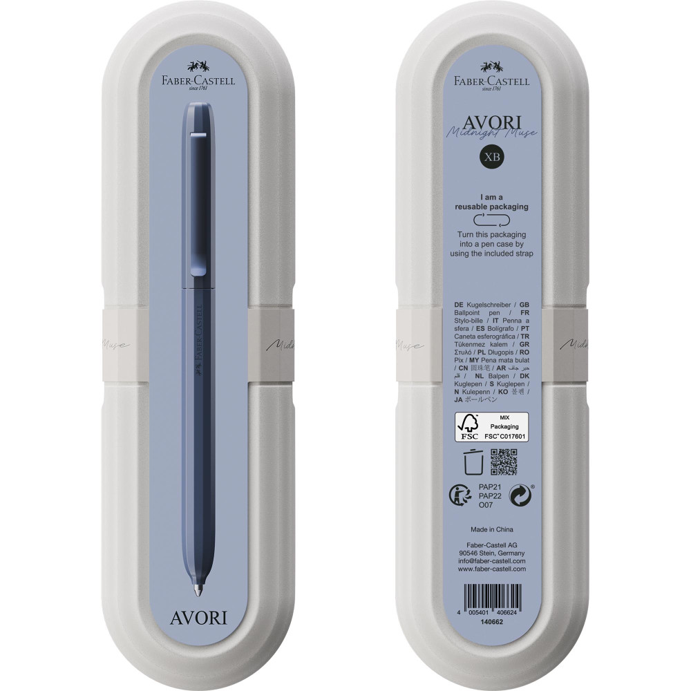 Długopis Avori XB z etui - Faber-Castell - Midnight Muse