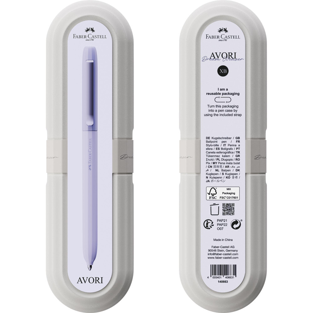 Avori ballpoint pen XB with case - Faber-Castell - Dream Weaver