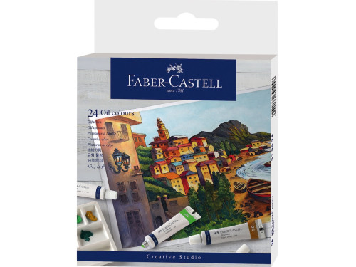 Zestaw farb olejnych Creative Studio - Faber-Castell - 24 x 9 ml