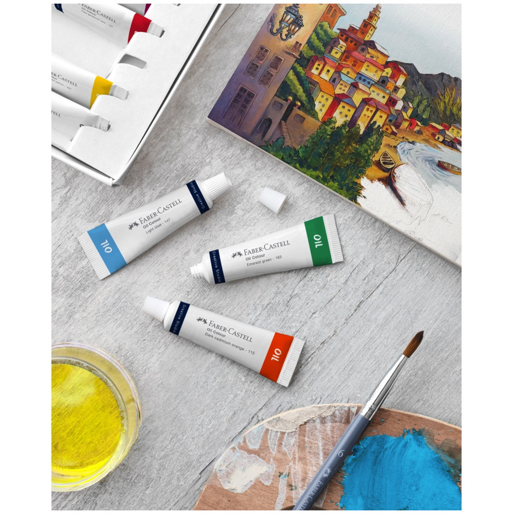 Zestaw farb olejnych Creative Studio - Faber-Castell - 24 x 9 ml