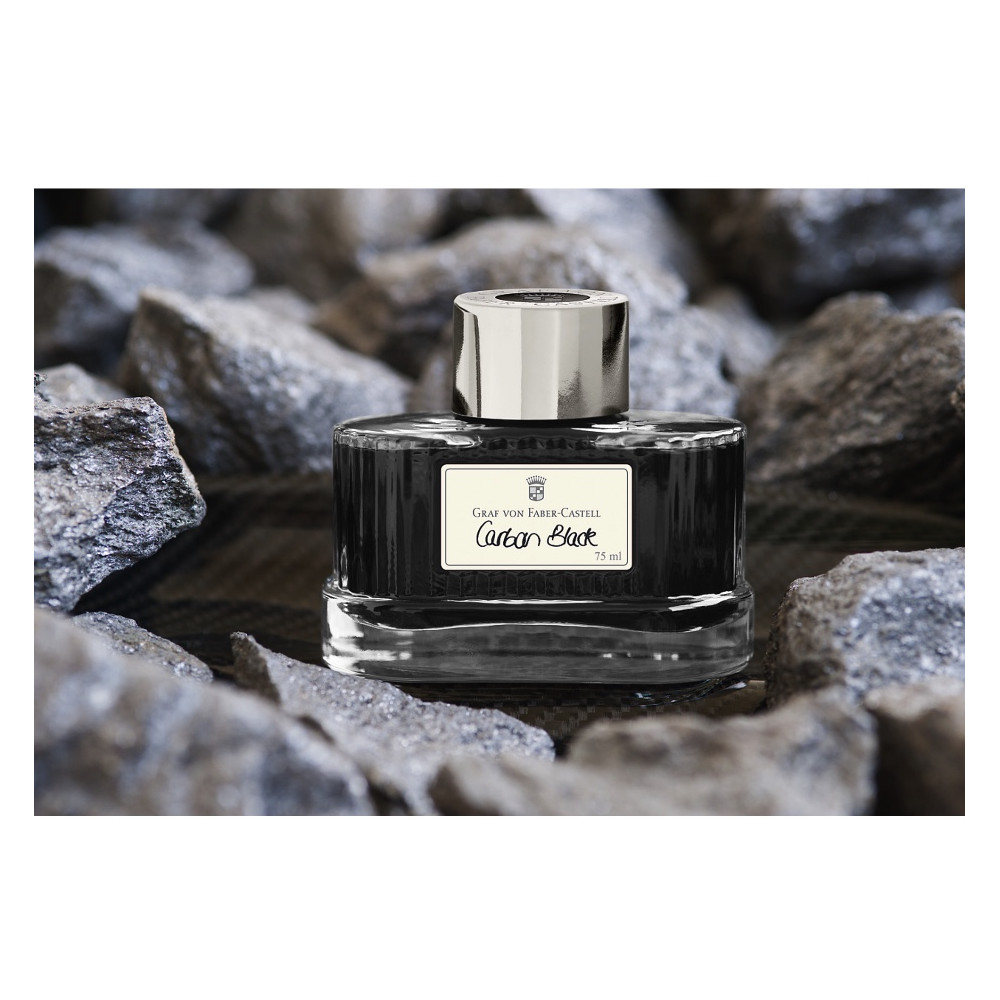 Permanent calligraphy ink - Graf Von Faber-Castell - Carbon Black 75 ml
