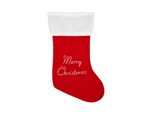 Christmas gift sock Merry Christmas - 24 x 40 cm