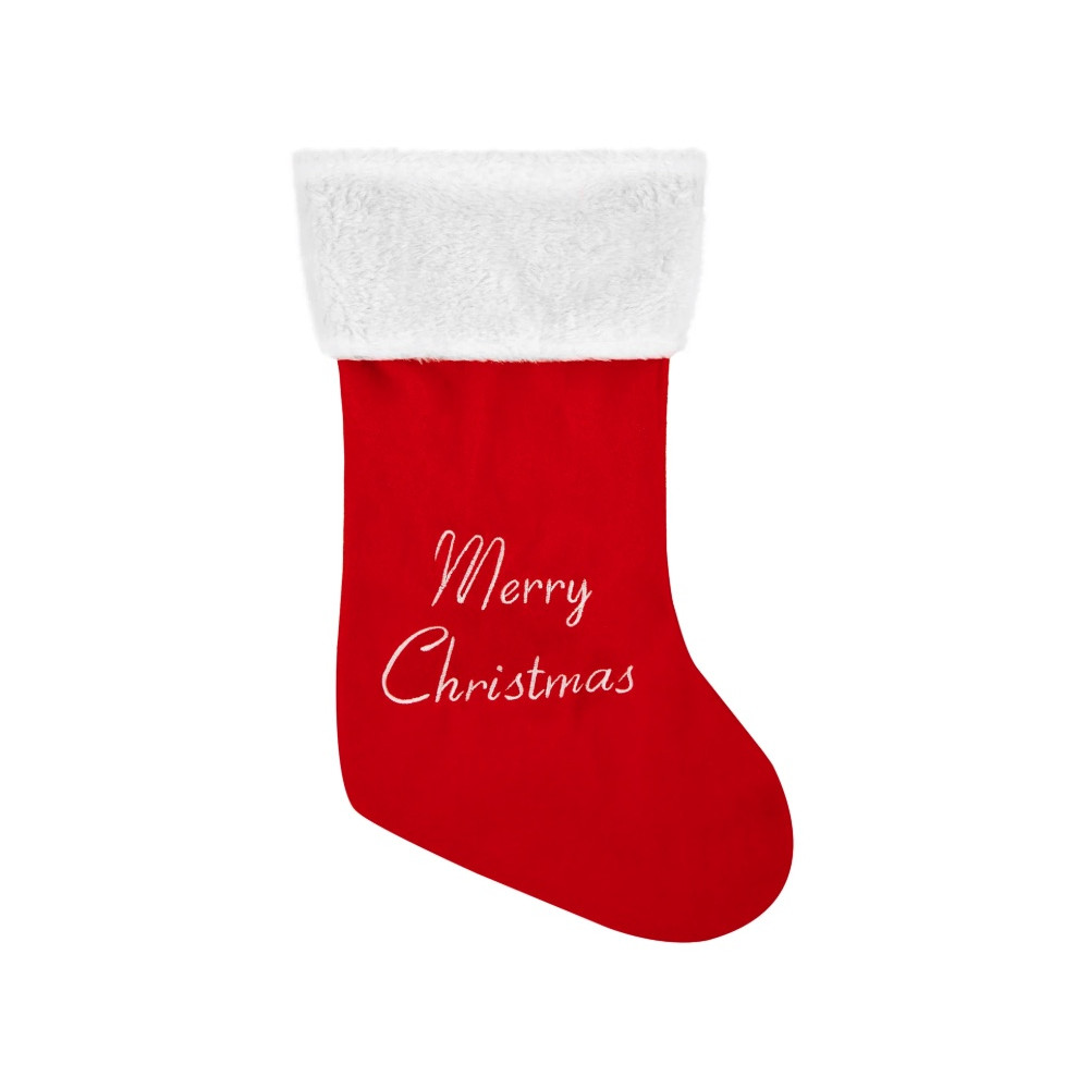 Christmas gift sock Merry Christmas - 24 x 40 cm