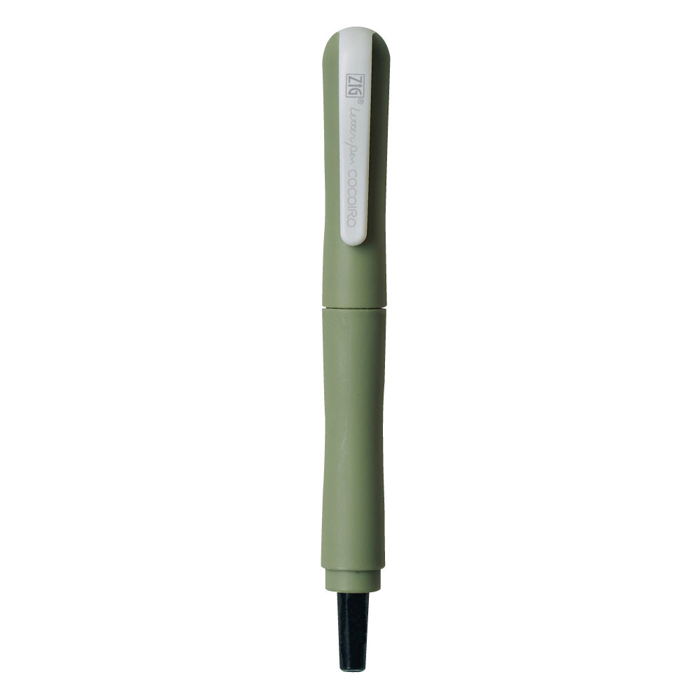 Pisak ZIG Cocoiro Letter Pen - Kuretake - Smoky Olive