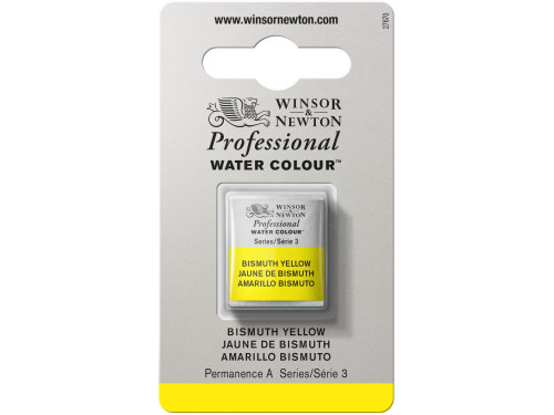 Farba akwarelowa Professional w półkostce - Winsor & Newton - Bismuth Yellow
