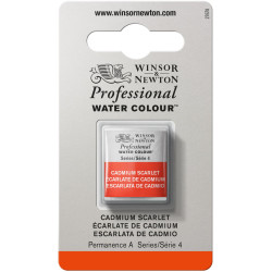 Professional Watercolor half-pan - Winsor & Newton - Cadmium Scarlet