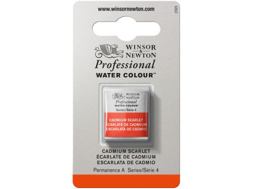 Professional Watercolor half-pan - Winsor & Newton - Cadmium Scarlet