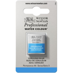 Farba akwarelowa Professional w półkostce - Winsor & Newton - Cerulean Blue