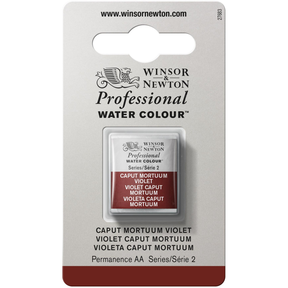 Professional Watercolor half-pan - Winsor & Newton - Caput Mortuum Violet