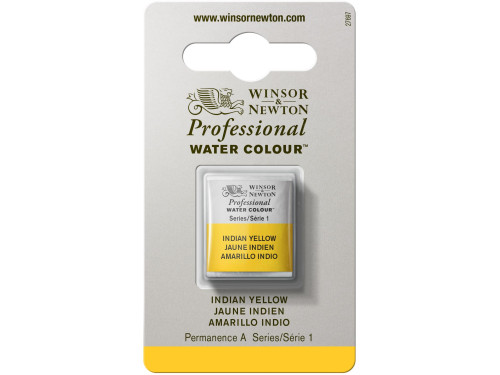 Farba akwarelowa Professional w półkostce - Winsor & Newton - Indian Yellow