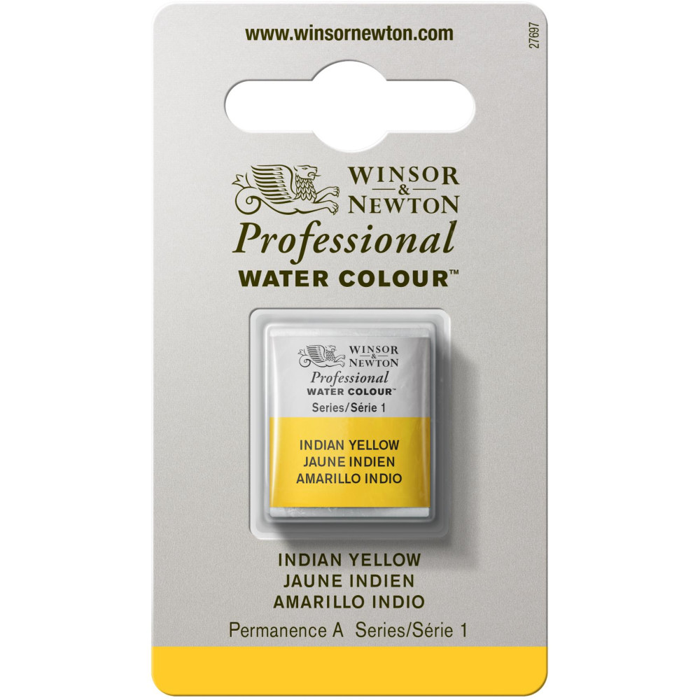 Professional Watercolor half-pan - Winsor & Newton - Indian Yellow