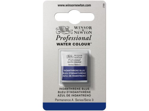 Farba akwarelowa Professional w półkostce - Winsor & Newton - Indanthrene Blue