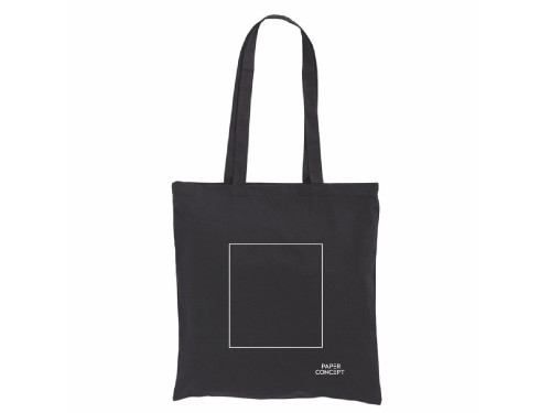 Cotton bag - PaperConcept - black 38 x 42 cm