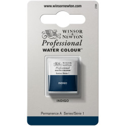 Farba akwarelowa Professional w półkostce - Winsor & Newton - Indigo
