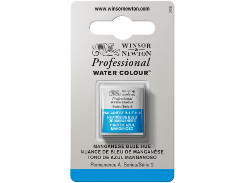 Farba akwarelowa Professional w półkostce - Winsor & Newton - Manganese Blue