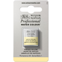 Farba akwarelowa Professional w półkostce - Winsor & Newton - Naples Yellow