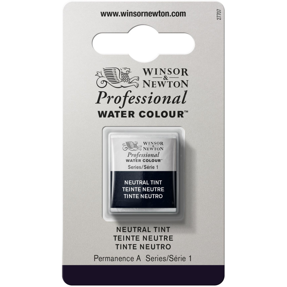 Professional Watercolor half-pan - Winsor & Newton - Neutral Tint