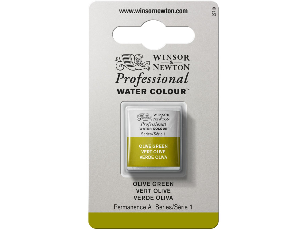 Professional Watercolor half-pan - Winsor & Newton - Olive Green