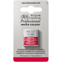 Professional Watercolor half-pan - Winsor & Newton - Permanent Alizarin Crimson