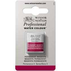 Professional Watercolor half-pan - Winsor & Newton - Permanent Magenta