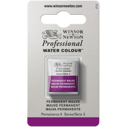 Professional Watercolor half-pan - Winsor & Newton - Permanent Mauve