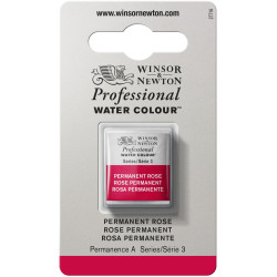 Professional Watercolor half-pan - Winsor & Newton - Permanent Rose
