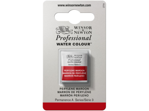 Professional Watercolor half-pan - Winsor & Newton - Perylene Maroon