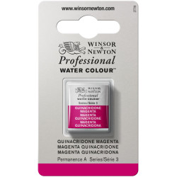 Professional Watercolor half-pan - Winsor & Newton - Quinacridone Magenta
