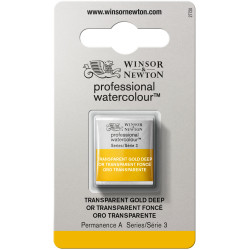 Professional Watercolor half-pan - Winsor & Newton - Transparent Gold Deep