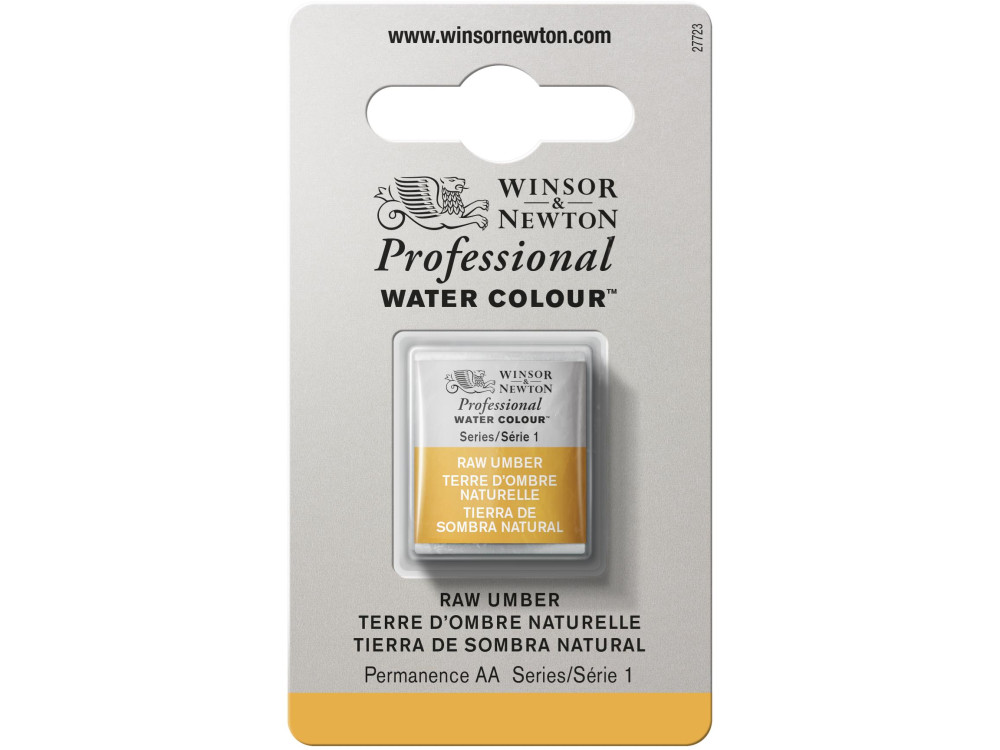 Farba akwarelowa Professional w półkostce - Winsor & Newton - Raw Umber