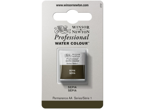 Farba akwarelowa Professional w półkostce - Winsor & Newton - Sepia