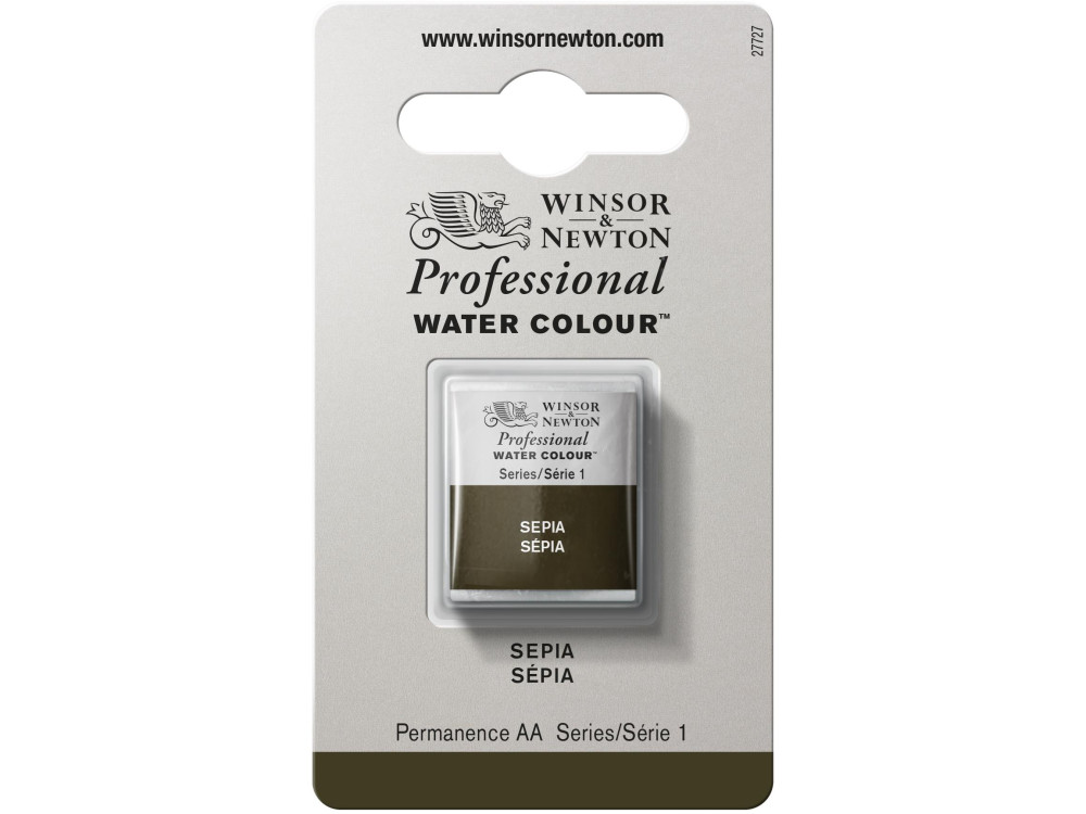 Farba akwarelowa Professional w półkostce - Winsor & Newton - Sepia