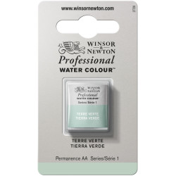 Professional Watercolor half-pan - Winsor & Newton - Terre Verte
