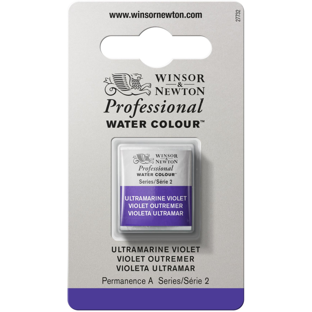 Farba akwarelowa Professional w półkostce - Winsor & Newton - Ultramarine Violet