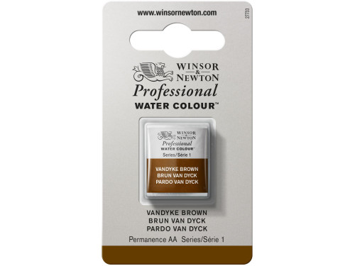 Farba akwarelowa Professional w półkostce - Winsor & Newton - Vandyke Brown