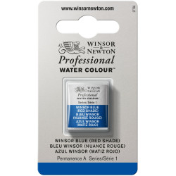 Farba akwarelowa Professional w półkostce - Winsor & Newton - Winsor Blue (Red Shade)