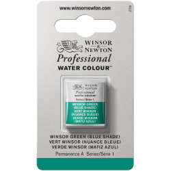 Professional Watercolor half-pan - Winsor & Newton - Winsor Green (Blue Shade)