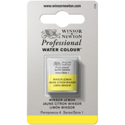 Professional Watercolor half-pan - Winsor & Newton - Winsor Lemon