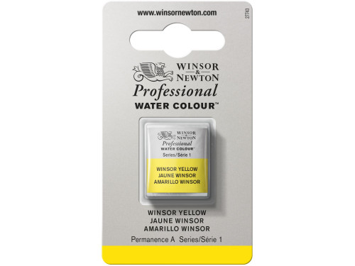 Professional Watercolor half-pan - Winsor & Newton - Winsor Yellow