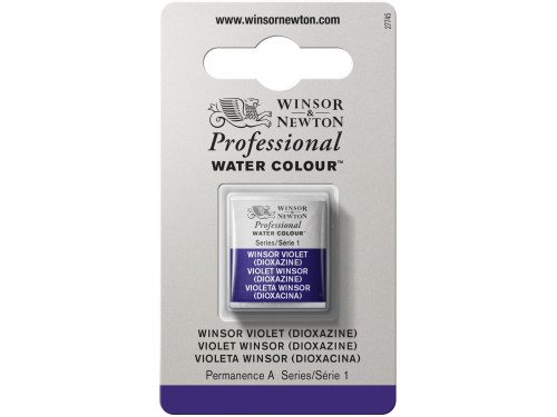Farba akwarelowa Professional w półkostce - Winsor & Newton - Winsor Violet