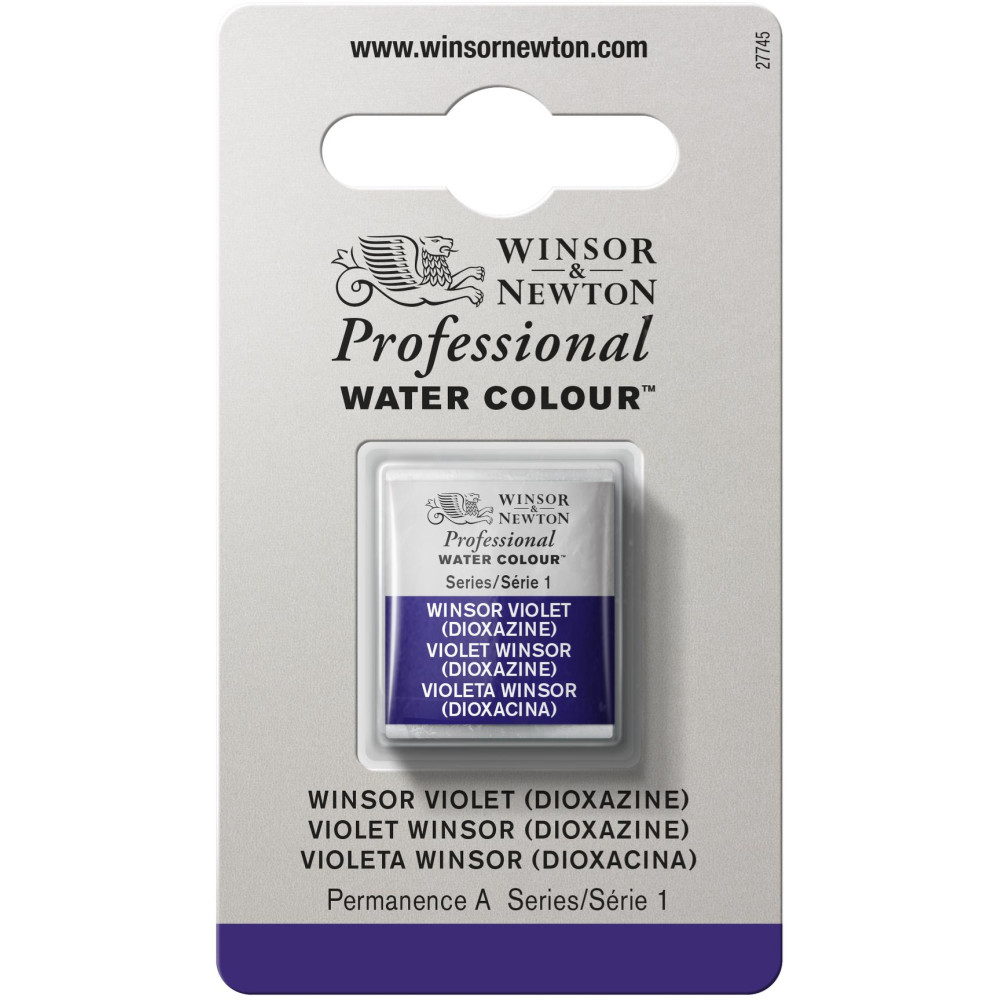 Farba akwarelowa Professional w półkostce - Winsor & Newton - Winsor Violet
