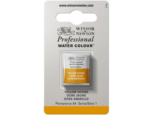 Professional Watercolor half-pan - Winsor & Newton - Yellow Ochre