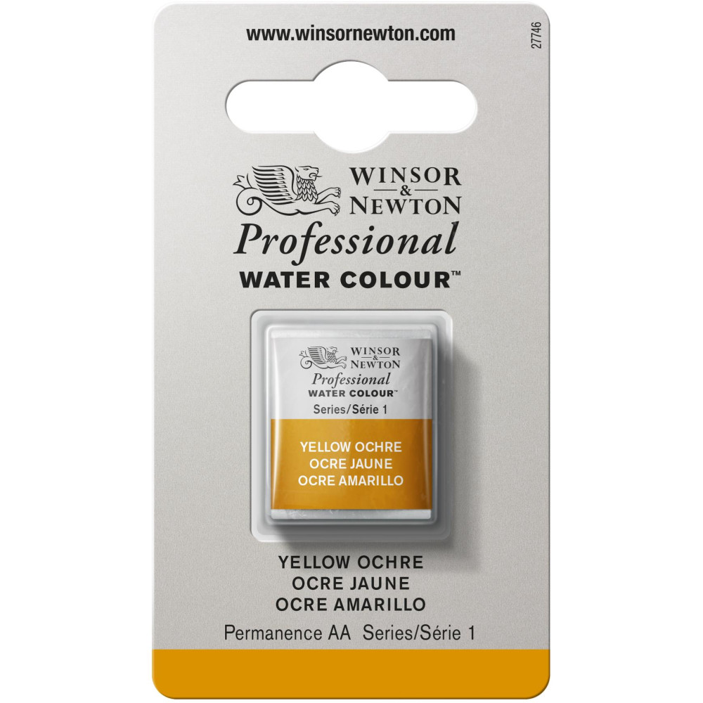 Professional Watercolor half-pan - Winsor & Newton - Yellow Ochre