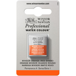 Farba akwarelowa Professional w półkostce - Winsor & Newton - Winsor Orange (Red Shade)