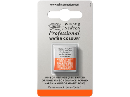 Farba akwarelowa Professional w półkostce - Winsor & Newton - Winsor Orange (Red Shade)