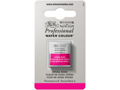 Professional Watercolor half-pan - Winsor & Newton - Opera Rose