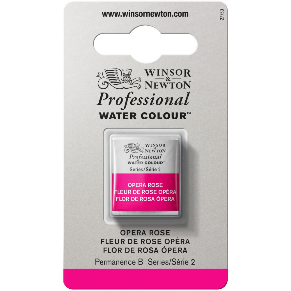 Professional Watercolor half-pan - Winsor & Newton - Opera Rose